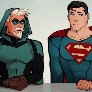 superarrow (green arrow/oliver x superman/clark)
