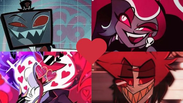 RadioVees (Alastor x Vox x Valentino x Velvette)