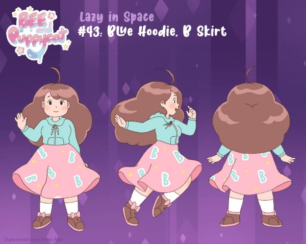 Blue Hoodie, “B” Skirt!