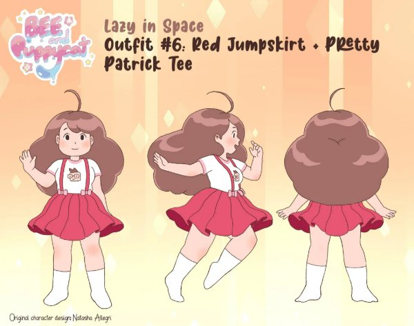 The Red Jumpskirt and Pretty Patrick Tee