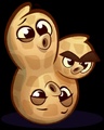 Three-nut