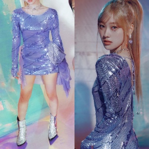 Choerry Purple Glitter