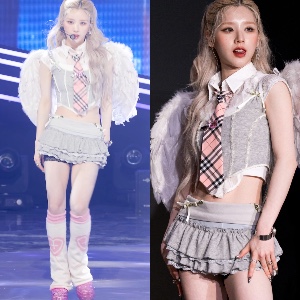 Heejin Pink/Grey Angel