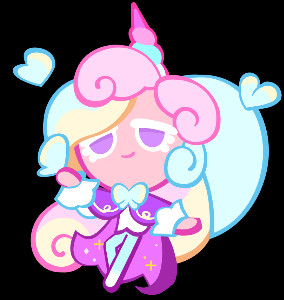 Cream Unicorn Cookie