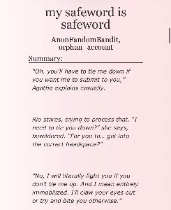 My Safeword is Safeword