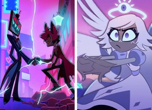 Vox x Alastor x Emily: MediaJoy