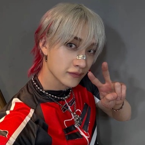 pink silver mullet