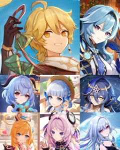 Aether's Cryo Harem (Aether × Eula × Ganyu × Ayaka × Layla × Escoffier × Citlali × Skirk)