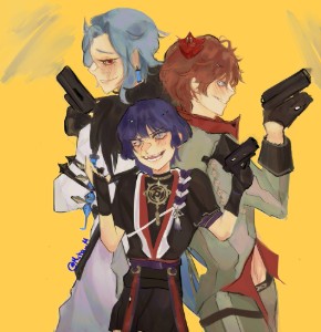 Dottoscarachi (Dottore × Scaramouche × Tartaglia)