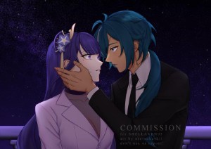 EiKaeya (Raiden Ei × Kaeya)