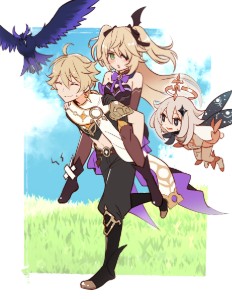 Fischther (Fischl × Aether)