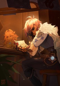 Kaeyae (Kaeya × Yae Miko)