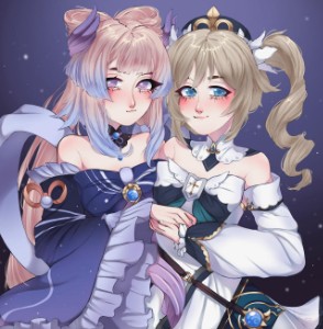 KokoBara (Kokomi × Barbara)