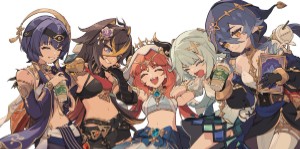 Padi5arah (Nilou × Layla × Faruzan × Dehya × Candace)