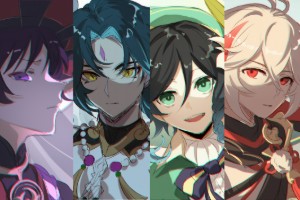 ScaraKazuXiaoVen (Scaramouche × Kazuha × Xiao × Venti)