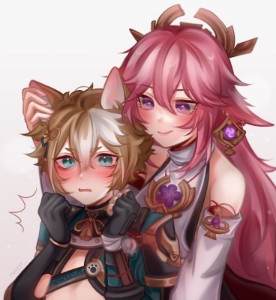 Yaerou (Yae Miko × Gorou)