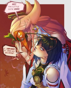 YaeSara (Yae Miko × Kujou Sara)