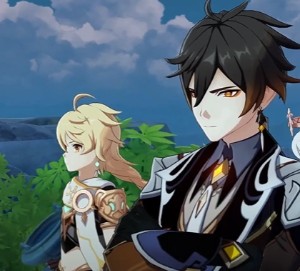 Zhongther (Zhongli × Aether)