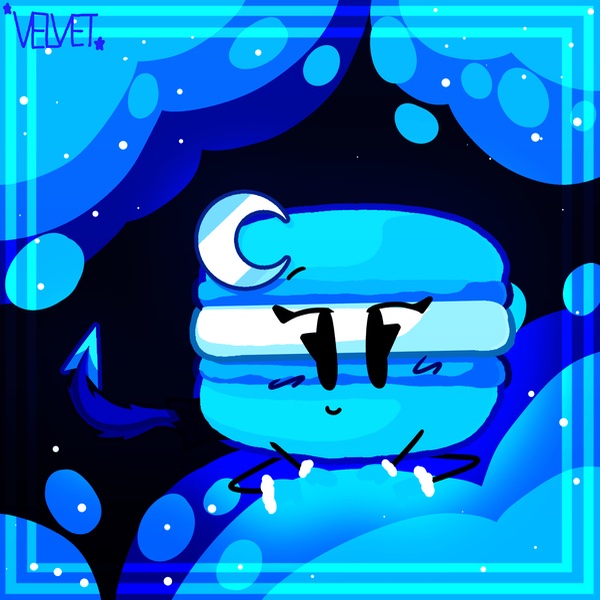 Blue Mooncaron