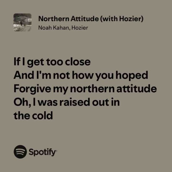 Northern Attitude (with Hozier)