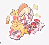 Chibi Halloween Sticker Lucifer