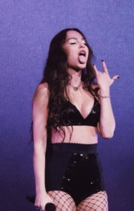 og black 2 piece, high waist short/half sparkly