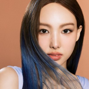 dark brown with blue
