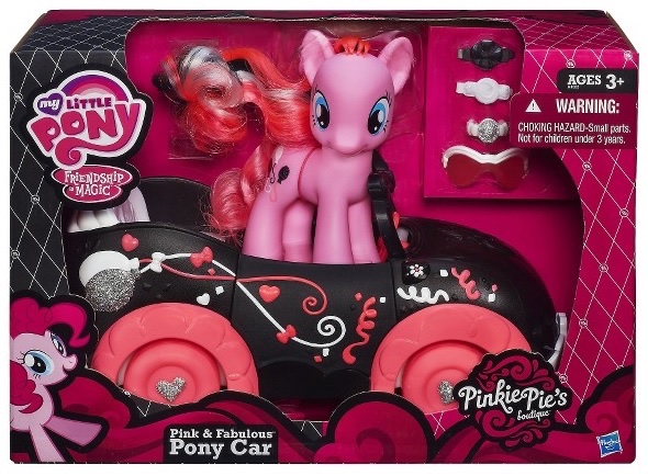 Pinkie pie with fabulous car