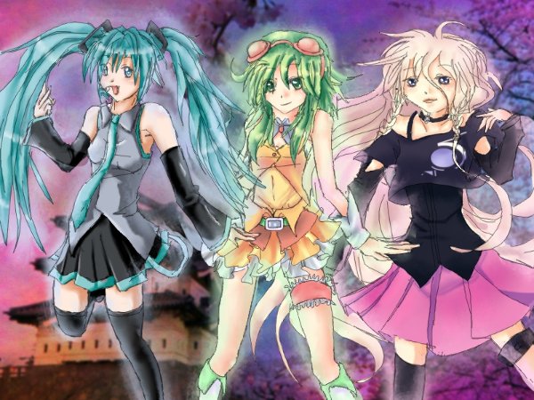 GuMikuIA (GUMI x Miku x IA)