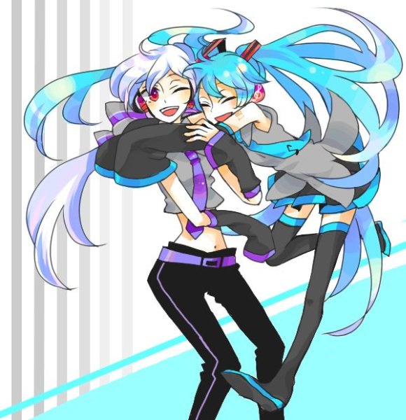 HakuMiku (Yowane Haku x Hatsune Miku)