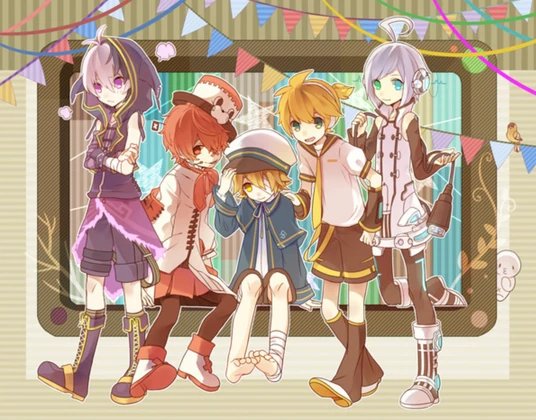 Memelord Squad (Len x Piko x OLIVER x flower x Fukase)