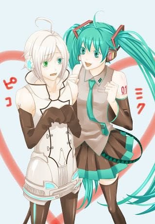 PikoMiku (Utatane Piko x Hatsune Miku)