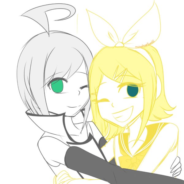 PikoRin (Utatane Piko x Kagamine Rin)