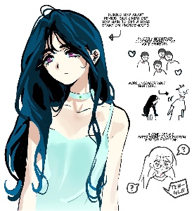 long-hair sua (sua backstory vignettes)