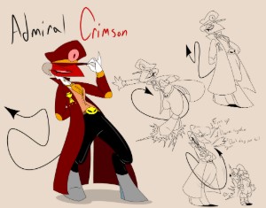 Admiral crimson