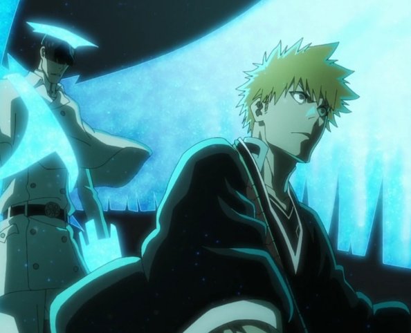 Ichigo, Ayon, Urahara, & Grimmjow VS Quilge