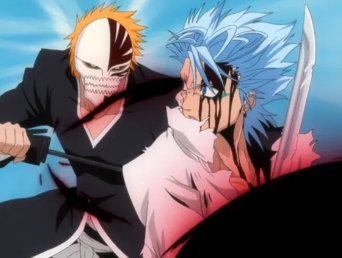 Ichigo, Rukia, & Shinji VS Grimmjow