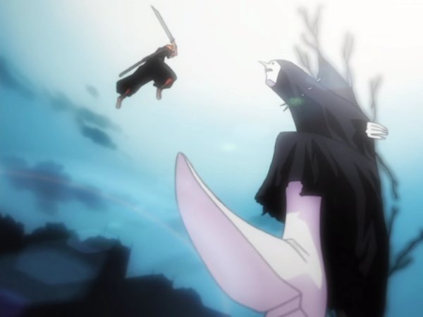 Ichigo & Uryu VS Hollows & Menos Grande