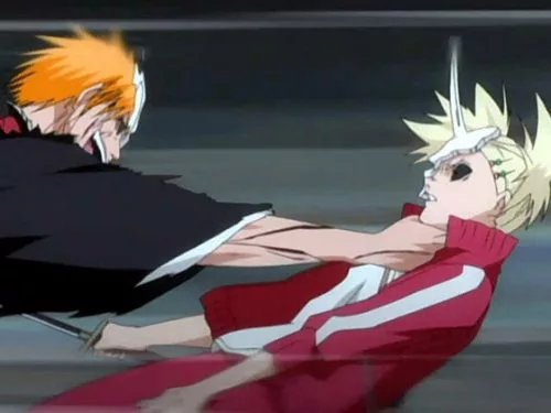 Ichigo VS Shinji & Hiyori
