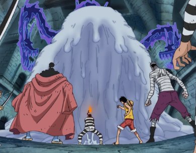 Ivankov, Luffy, Galdino, & Bon Clay VS Magellan