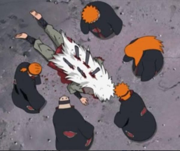 Jiraya VS Konan & Pain