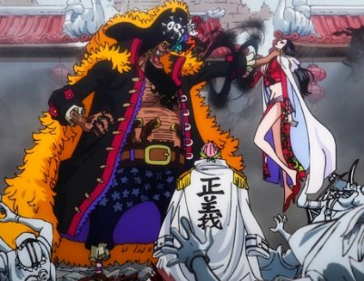 Koby & Seraphim VS Hancock VS Blackbeard Pirates