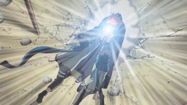 Konohamaru VS Naraka Pain