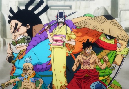 Luffy, Chopper, Hyouguro, & Akazaya VS Udon Prison