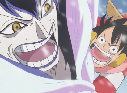 Luffy VS Caesar (First Fight)