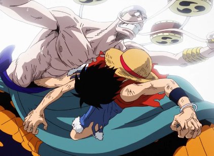 Luffy VS Enel