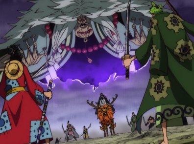 Luffy & Zoro VS Hawkins