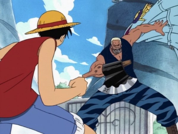 Luffy & Zoro VS Morgan & Marines