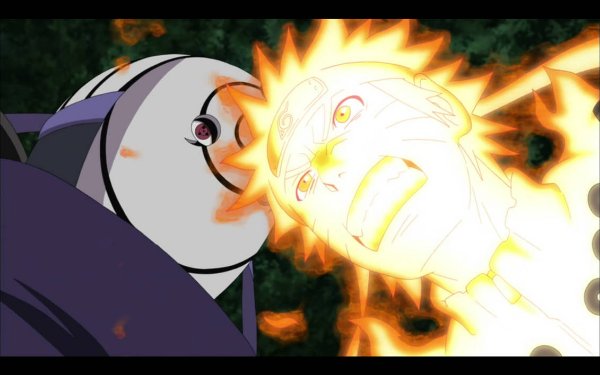 Naruto, Bee, Kakashi & Guy VS Reanimated Jinchuriki, Obito, & Madara