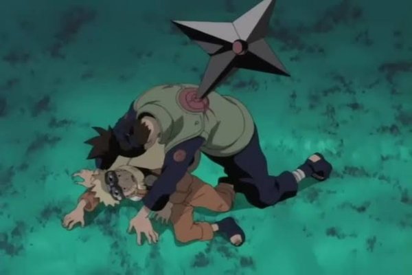 Naruto & Iruka VS Mizuki